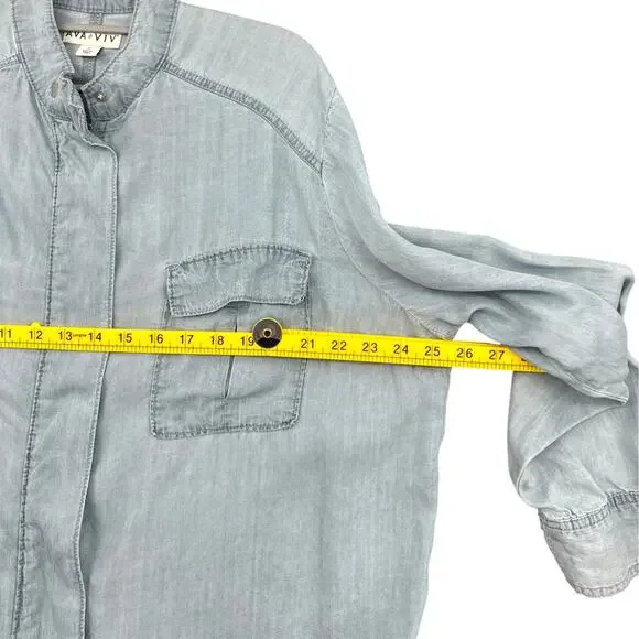 Ava & Viv Light Blue Denim Jacket - Picture 5 of 6